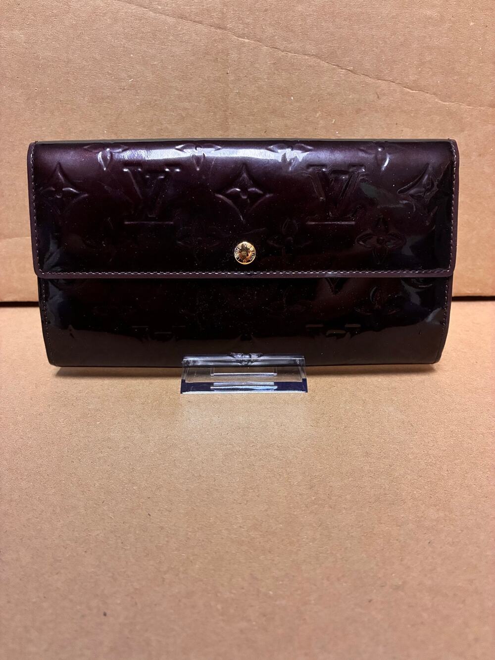 Louis Vuitton Monogram Vernis Sarah Wallet – Amarante
